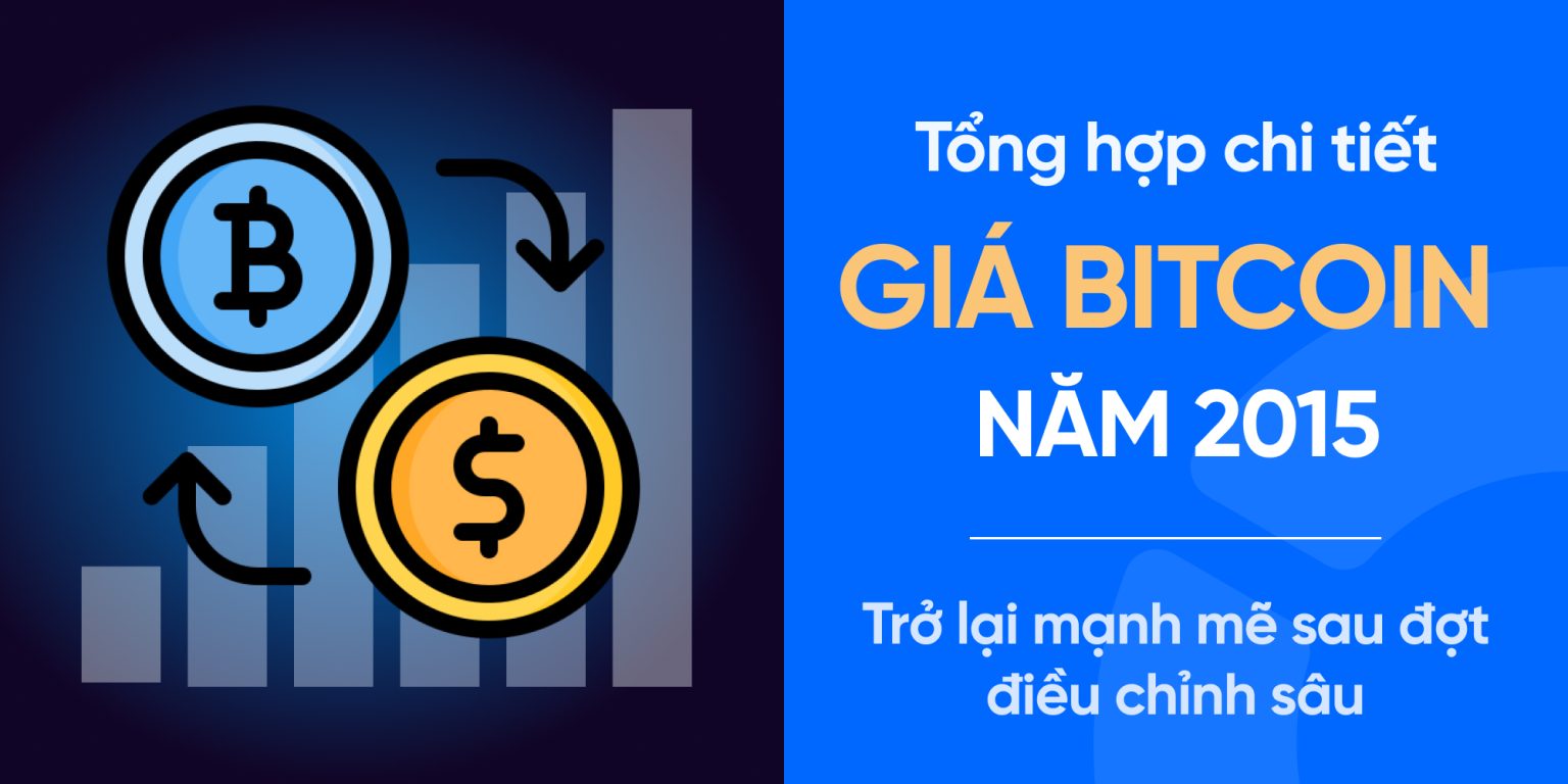Giá Bitcoin năm 2015: Vực dậy mạnh mẽ sau đợt suy giảm 2014