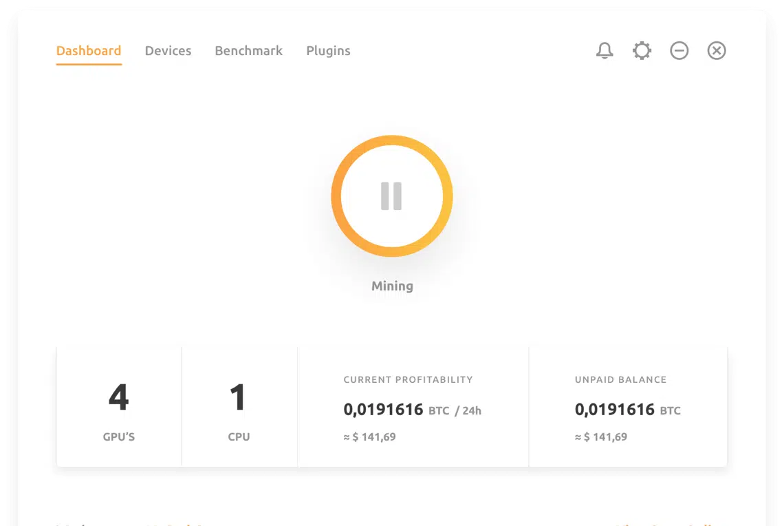 NiceHash là phần mềm đào tiền điện tử (BTC) phổ biến