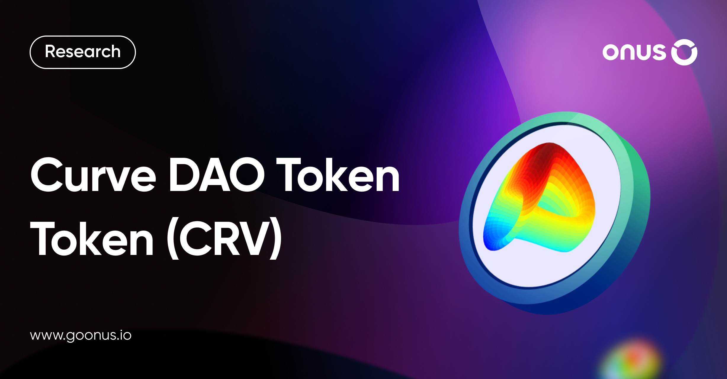Curve DAO Token Research Hub | CRV information, history and analysis