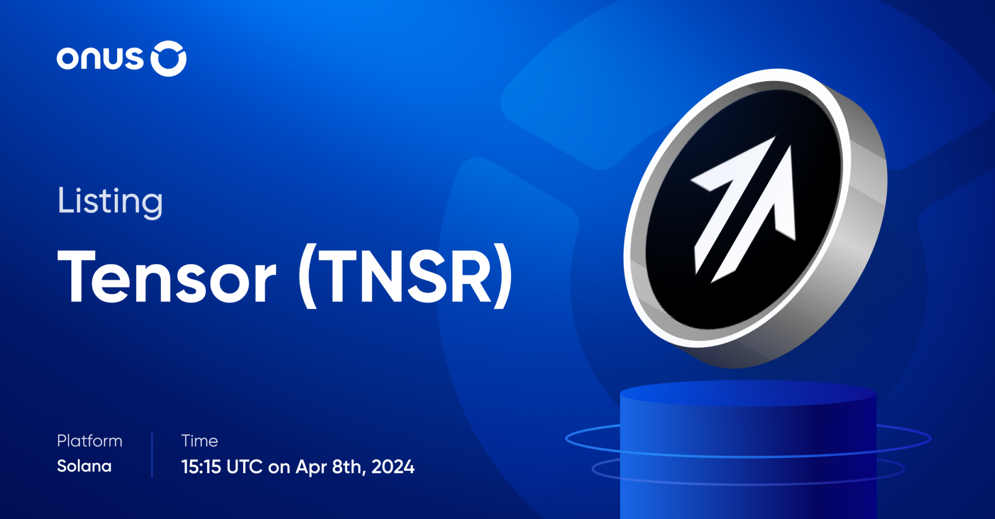 Tensor (TNSR) gets listed on ONUS