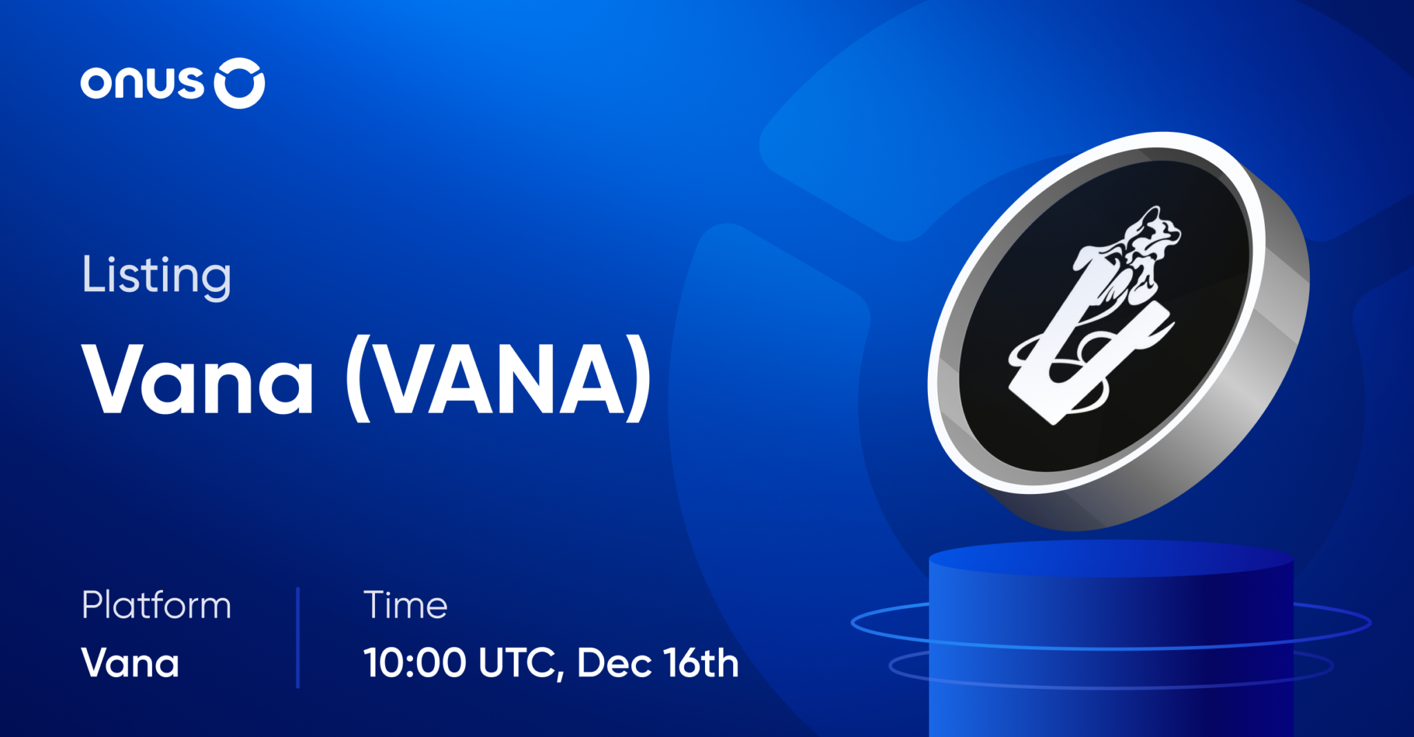 Vana (VANA) gets listed on ONUS