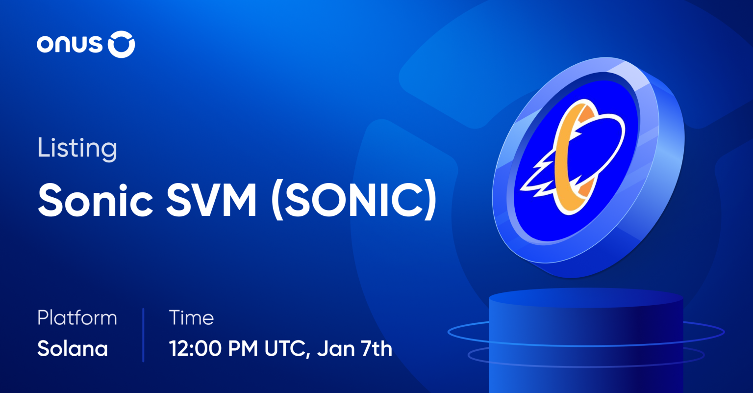 Sonic SVM (SONIC) gets listed on ONUS