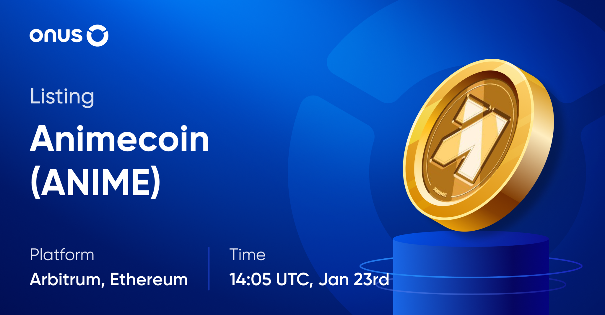 Animecoin (ANIME) gets listed on ONUS