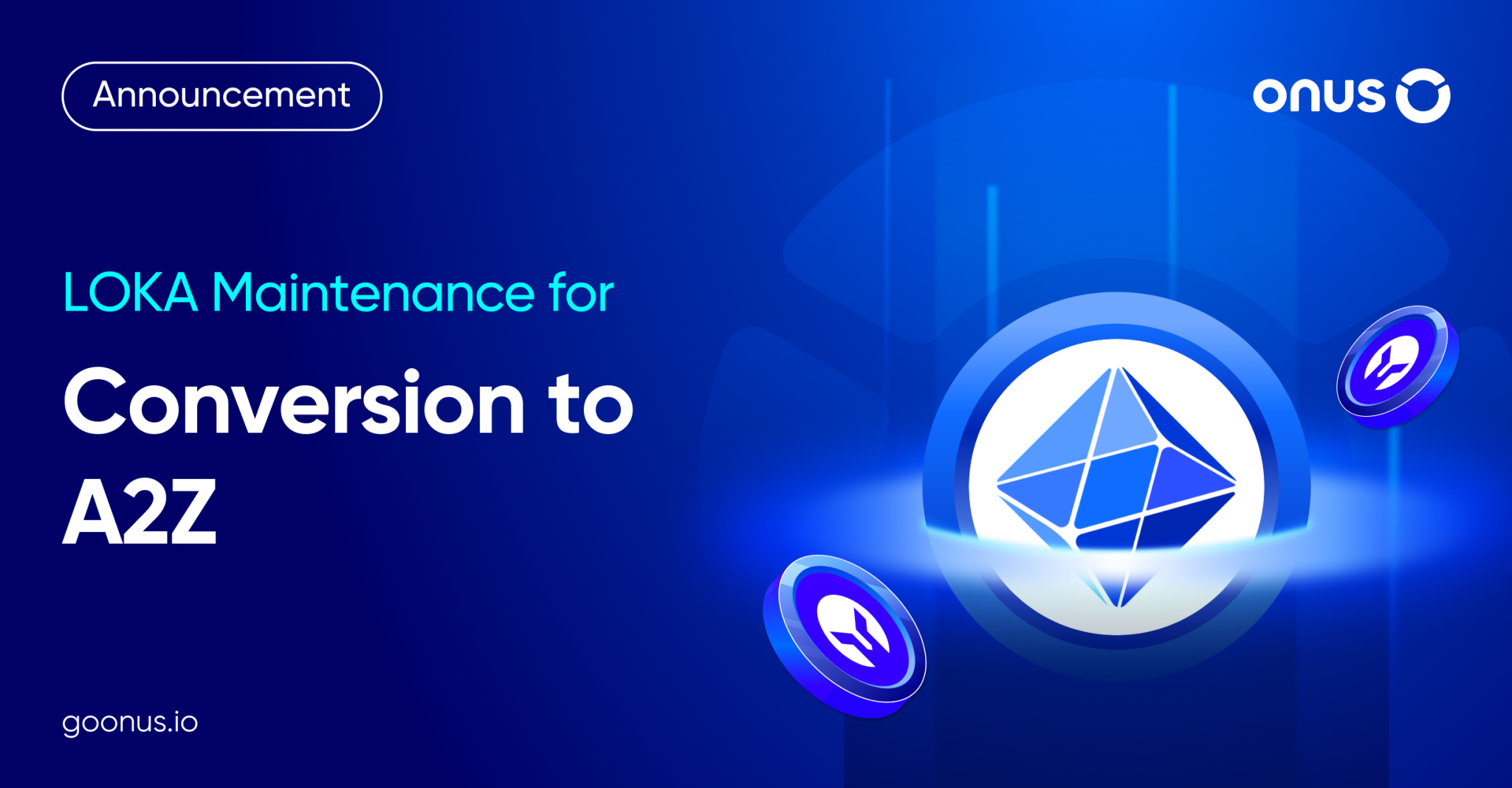 Announcement: LOKA Maintenance for Conversion to A2Z