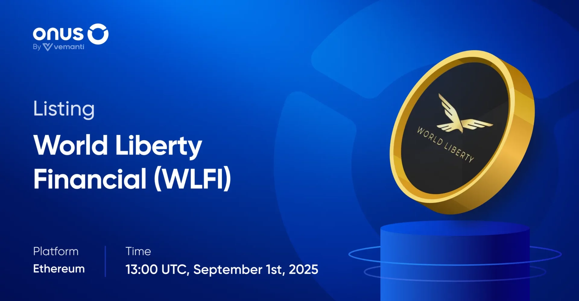 World Liberty Financial (WLFI) gets listed on ONUS