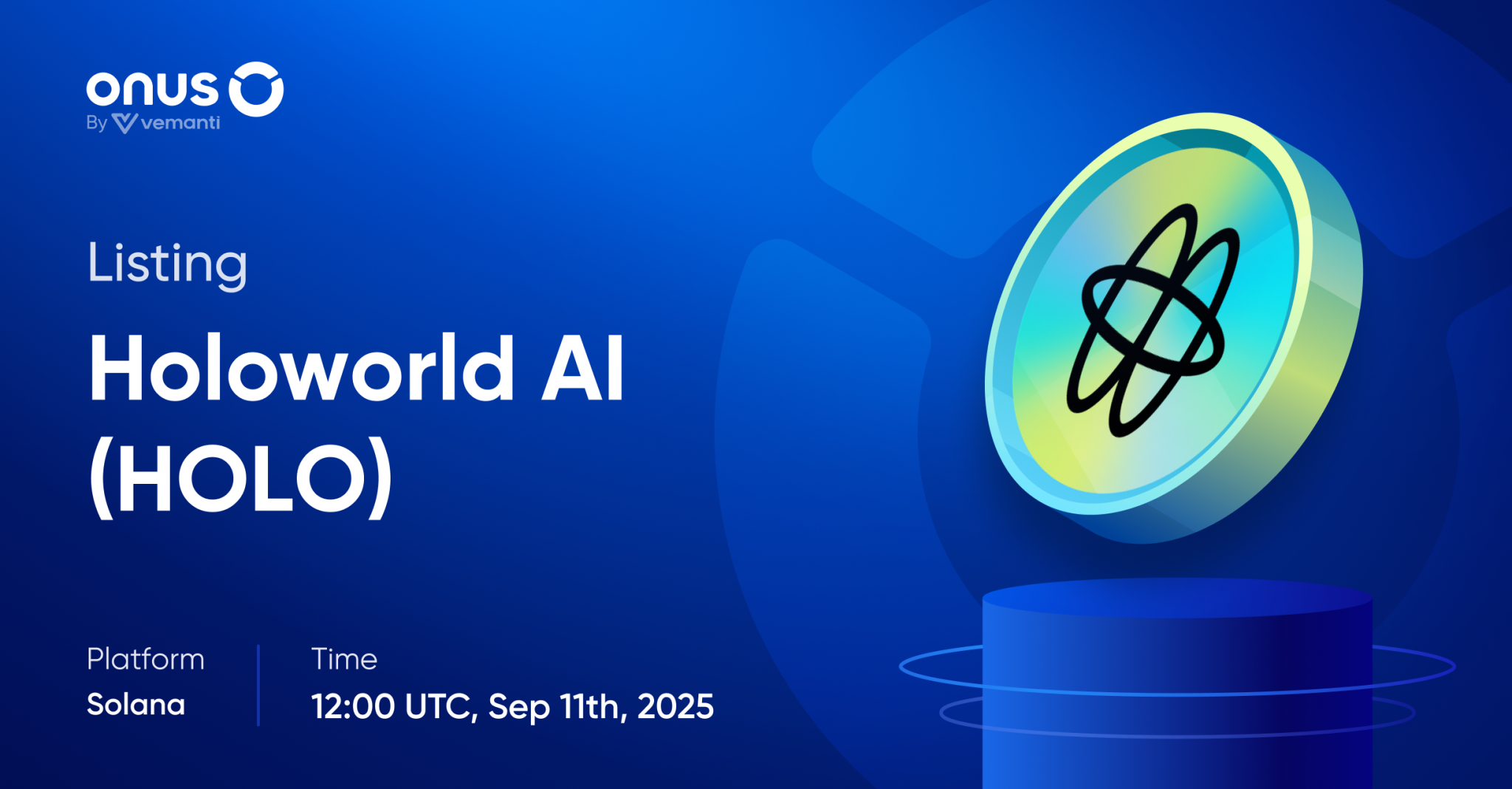 Holoworld AI (HOLO) gets listed on ONUS
