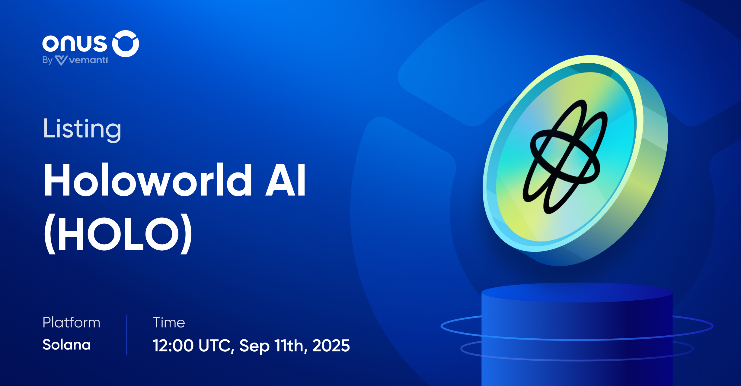 Holoworld AI (HOLO) gets listed on ONUS