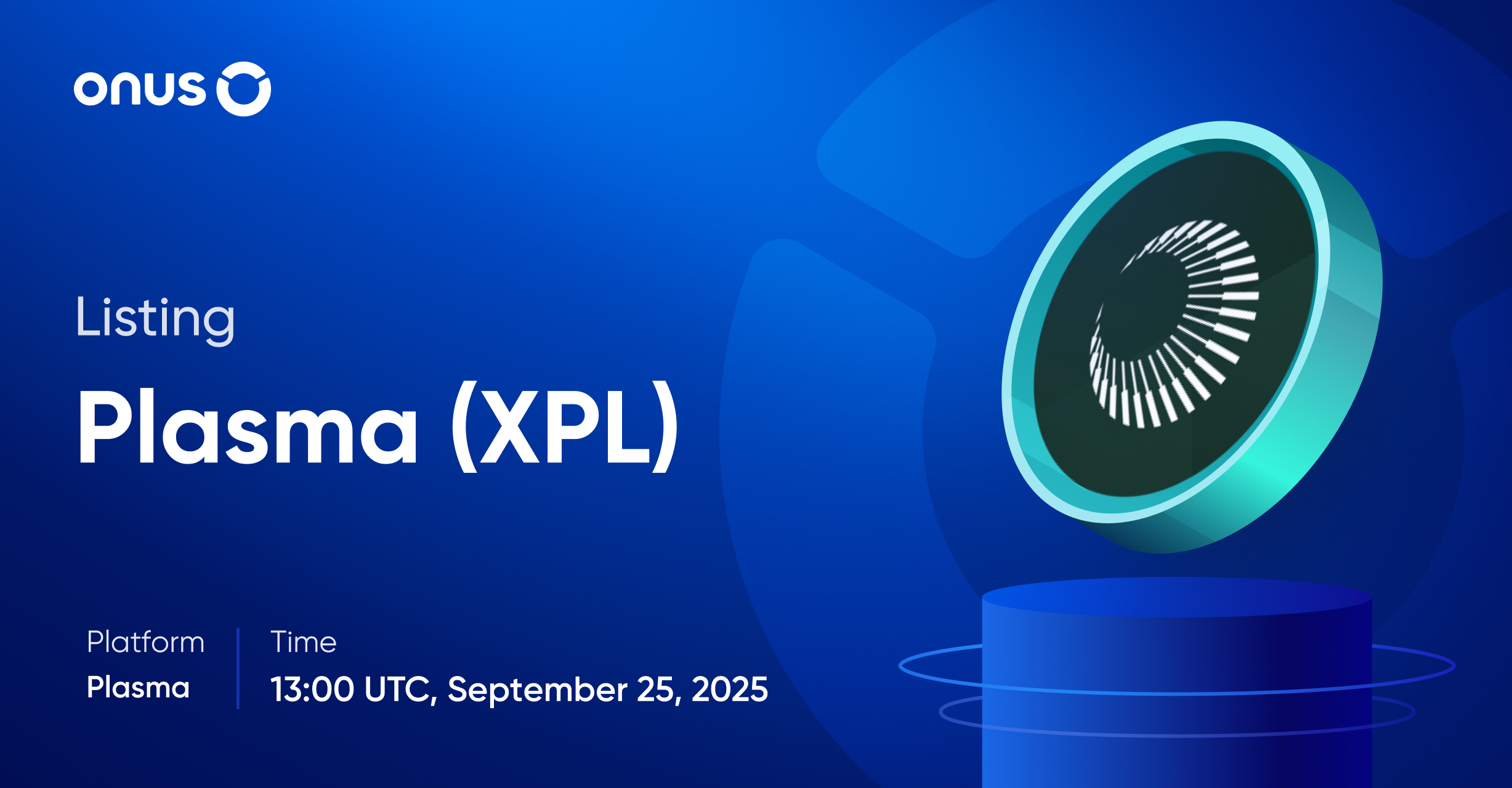 Plasma (XPL) gets listed on ONUS