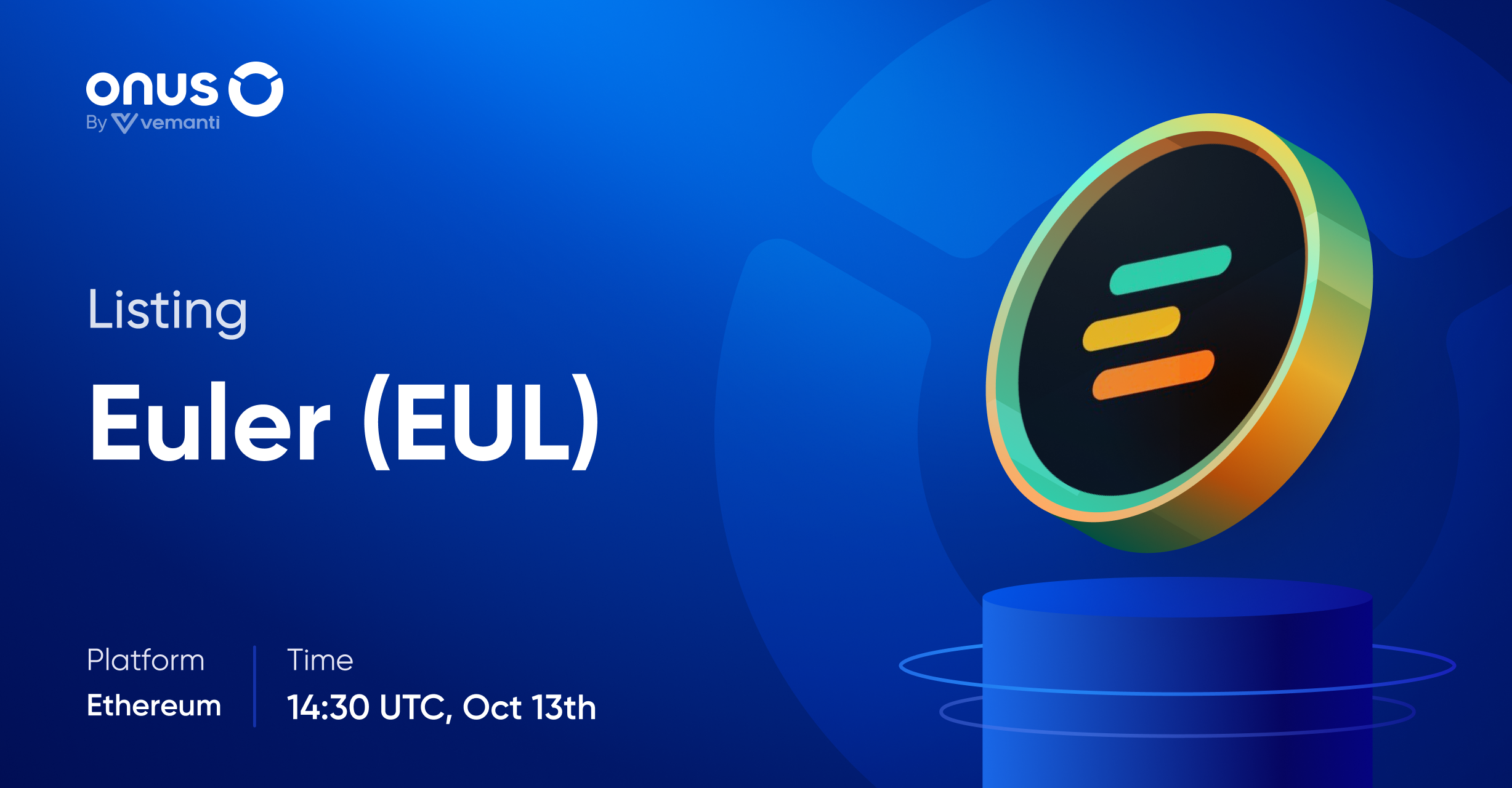 Euler (EUL) gets listed on ONUS